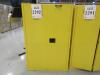 ULINE FLAMMABLE LIQUID STORAGE CABINET 24 GALLON