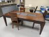 LOT (2) DINING TABLES WITH ASST'D CHAIRS - 2