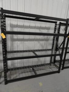 Husky Steel Shelves, NSF Certified, 8000Lb Capacity<br> 78" x 24" Uprights<br> 77" x 2-3/4" Cross Beams<br> Wire Decking<br><br />