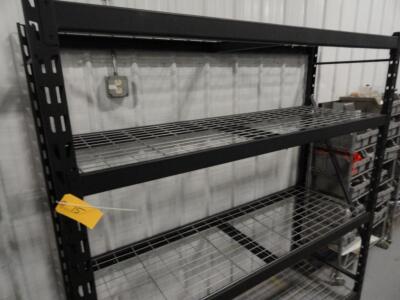 Husky Steel Shelves, NSF Certified, 8000Lb Capacity<br> 78" x 24" Uprights<br> 77" x 2-3/4" Cross Beams<br> Wire Decking<br><br />