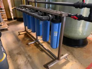 6-Station inline filter, 20" Filter length,<br><br />