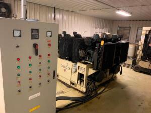 2007 Kaisheng Air Compressor, Model 4 x SSA155-9.0/4.0, Single machine model SSA155, Displacement 9.0 Cubic meters per minute @ 4.0 MPa Pressure, multizone controls, approx 7900 lbs, Note: One head out of service<br><br />