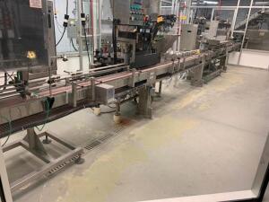 Norland International SC5000&nbsp;bottle conveyor. 6" x 36' Electrical: 208-240 Volts, Single Phase, 50/60Hz<br><br />