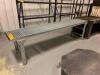 Adjustable height roller conveyor, 24" x 120"<br />