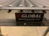 (2) Sections Global Roller Conveyor. 5' x 24" & 10' x 24" adjustable height legs<br><br /> - 2
