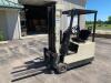 Crown Model 35SCTT-S Electric Fork Truck, Serial Number 1A127082, 36V Electric Power, 3200 Max Capacity, 190" max height&nbsp;@ 2950# capacity, cushion tires, side shift, Includes C&D FR18HK750 Batter Charger.<br><br />