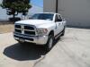 2015 RAM 2500 HEAVY DUTY WITH CUMMINS TURBO DIESEL ENGINE, 4X4, 74 IN BED, DODGE RAM OEM CHROME RIMS WITH 35 INCH TIRES, WEATHER GUARD SADDLE BOX , BA