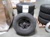 LOT OF (4) GENERAL GRABBER 35" TIRES WITH XD SERIES RIMS (LOCATION: 6781 Eight Street, Buena Park, CA 90620)