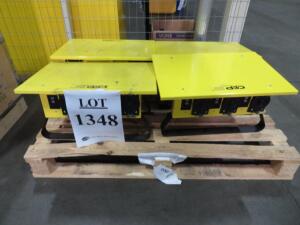 LOT OF (4) CEP 6506-GU PORTABLE POWER DISTRIBUTION UNIT, 50 AMP 125/250 VOLTS 3 POLE 4 WIRE GROUNDING 1 PHASE 60 CYCLES, (LOCATION: 6781 Eight Street,