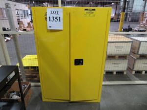 ULINE FLAMMABLE LIQUID STORAGE CABINET 45 GALLON (LOCATION: 6781 Eight Street, Buena Park, CA 90620)