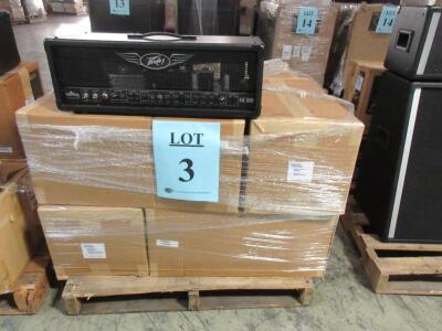 LOT (8) PEAVEY VALVEKING VK 100 GUITAR TUBE HEAD, (CUSTOMER RETURNS), (LOCATION SEC.7)