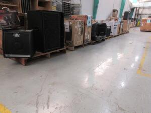 LOT ASST'D PEAVEY ELECTRONICS, PORTABLE SOUND SYSTEMS, GUITAR AMPLIFIERS, KEYBOARD AMPLIFIERS, ESCORT 3000, KB2, KB3, DM 115, PRO-LITE 5.0, MAX 208, P