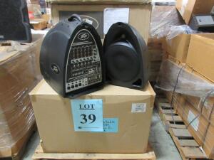 LOT (5) PEAVEY PVI PORTABLE POWERED AUDIO SYSTEMS, (CUSTOMER RETURNS), (LOCATION SEC.7)