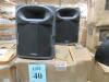 LOT (4) CREST AUDIO LQ15 SPEAKERS, (CUSTOMER RETURNS), (LOCATION SEC.7)