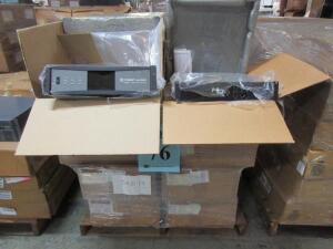 LOT (17) ASST'D CREST AUDIO AMPLIFIERS, CKI800, CA2, CA4, HD4, VS650, VS450, ETC., (CUSTOMER RETURNS), (LOCATION SEC.7)