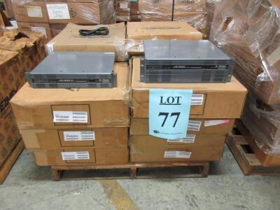 LOT (17) ASST'D CREST AUDIO AMPLIFIERS, 1A800, 1A400V, ETC., (CUSTOMER RETURNS), (LOCATION SEC.7)