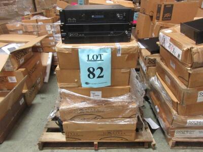 LOT (10) ASST'D PEAVEY AMPLIFIERS, CM2204, ICA, IP-TWELVE, (CUSTOMER RETURNS), (LOCATION SEC.7)