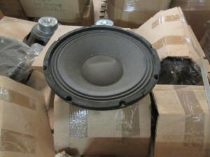 LOT (250) 10" SPEAKERS, AND PRO 10-8 NEO, PEAVEY ITEM # 70777400, 70777305, (3 PALLETS), (LOCATION SEC.7)
