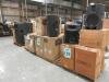 LOT (22) ASST'D PEAVEY SPEAKERS, PVXp15, PVXp12, LQ 12, IMPULSE 1200W, (CUSTOMER RETURNS), (LOCATION SEC.7)