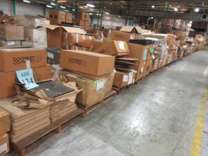 LOT ASST'D AMP, SPEAKERS, AND GUITAR AMP'S PARTS, (29 PALLETS), (LOCATION SEC.7)