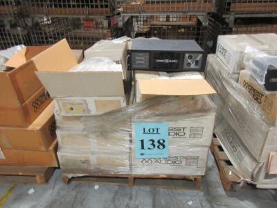 LOT (22) ASST'D CREST AUDIO AMPLIFIERS, FA1201, V650, CKS400 ETC., (CUSTOMER RETURNS), (LOCATION SEC.7)