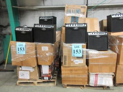 LOT (25) ASST'D PEAVEY GUITAR AMPLIFIERS, (2 PALLETS), (CUSTOMER RETURNS), (LOCATION SEC.8)