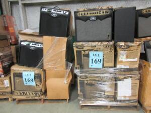 LOT (28) ASST'D PEAVEY GUITAR AMPLIFIERS, (2 PALLETS), (CUSTOMER RETURNS), (LOCATION SEC.8)