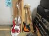 LOT (1) PEAVEY MILESTONE III BASS GUITAR AND (1) PEAVEY ROCKMASTER ELECTRIC GUITAR, (CUSTOMER RETURNS), (LOCATION SEC.9)