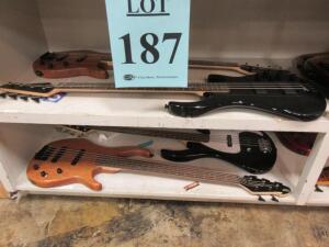 LOT (4) PEAVEY BASS ELECTRIC GUITARS, MILLENNIUM, MILESTONE, MILLENNIUM AC BXP, (CUSTOMER RETURNS), (LOCATION SEC.9)