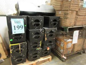 LOT SPEAKER ENCLOSURES, 1 PALLET, (LOCATION SEC.9)