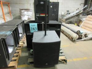 LOT (4) ASST'D SPEAKERS, (1) SP 3G, (1) SP 2G, (1) PVXP SERIES, (1) SP 118, (CUSTOMER RETURNS), (LOCATION SEC.5)