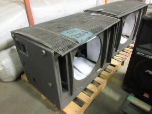 LOT (2) PEAVEY VERSARRAY 124 SPEAKER ENCLOSURES, (NO SPEAKERS), (CUSTOMER RETURNS), (LOCATION SEC.5)