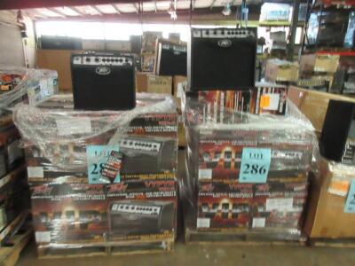 LOT (40) ASST'D GUITAR AMPS, (2 PALLETS), (CUSTOMER RETURNS), (LOCATION SEC.5)