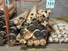 LOT (27) ASST'D ROLLS OF FRENCH BROWN AND BLACK SPEAKER BOX COVERING MATERIAL, PEAVEY ITEM # 73022035, (LOCATION SEC.5)