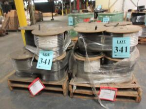 LOT (15) ROLLS OF 52/PR 24 ANG BLACK CABLE, (12) 250'FT, (1) 125'FT, (1) 110'FT, (1) 90'FT, (LOCATION SEC.5)