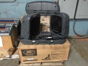 LOT (10) ASST'D PORTABLE PRO AUDIO SYSTEMS, ESCORT 3000, 5000, AND 6000, (CUSTOMER RETURNS), (LOCATION SEC.1)