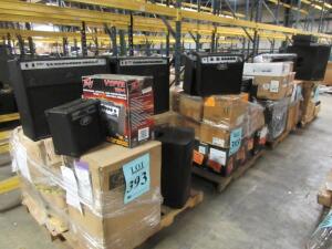 LOT ASST'D PEAVEY ELECTRONICS, GUITAR AMPS, SPEAKERS, POWER AMPS, 6505+, PVXP 12, VYPYR VIP-1, MAX 126, PHR 630, DM 115 SUB, PV 118, DM 118 SUB, IPR2-