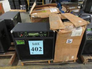 LOT (3) TRACE ELLIOT 1210 500W 2 X 15 BASS COMBO 12-BAND GRAPHIC EQ, (CUSTOMER RETURNS), (LOCATION SEC.1)