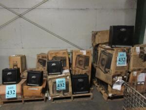 LOT (28) ASST'D PEAVEY KEYBOARD AMPLIFIERS, KB1, KB2, KB3, (3 PALLETS), (CUSTOMER RETURNS), (LOCATION SEC.1)