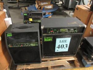 LOT (2) TRACE ACOUSTIC TA 300 GUITAR AMPS, AND (1) TRACE ELLIOT 715X GUITAR AMP, (CUSTOMER RETURNS), (LOCATION SEC.1)