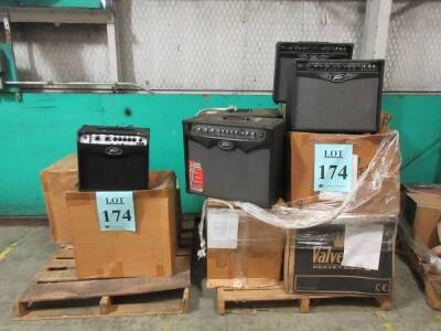 LOT (29) ASST'D PEAVEY GUITAR AMPLIFIERS, (2 PALLETS), (CUSTOMER RETURNS), (LOCATION SEC.8)