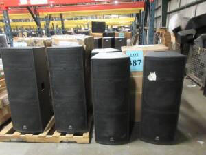 LOT (11) ASST'D PEAVEY SP4 SPEAKERS, (CUSTOMER RETURNS), (LOCATION SEC.1)