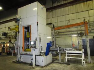 2007 KLINK RISH 25.1500.630 25-METRICTONS X 60" CNC INTERNAL BROACHING MACHINE, WITH SIMATIC OPERATORS INTERFACE