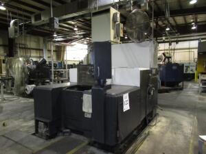1996 KITAKO MT4-200 4-SPINDLE CNC TURNING CENTER, WITH FANUC SERIES 18-T CNC CONTROL, MAX. TURNING DIAMETER - 7.8", MAX. TURNING LENGTH - 4.0", ROTARY CYLINDER AND BEARING UPGRADED 2015, SERIAL NO. 75069 (YOU ONLY GET ELECTRICAL WIRE/TUBING TO FIRST CUT-O
