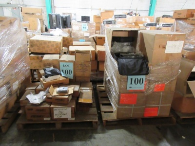 LOT ASST'D WFM1 TUNER/AMPLIFIERS, PVI WIRELESS MICROPHONE SYSTEM, AND PVI MICROPHONES, (2 PALLET), (LOCATION SEC.7)