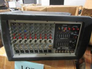 LOT (8) PEAVEY XR8600 1200 WATTS: 2 X 600 POWER MIXERS, (CUSTOMER RETURNS), (LOCATION SEC.1)