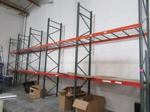 5 SEC PALLET RACKING 8'X16'X42" ( LOCATED AT 1945 BURGUNDY PL ONTARIO CA 91761)