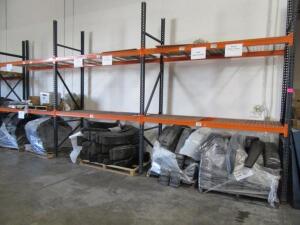 4 SEC PALLET RACKING 8_'X12'X42" ( LOCATED AT 1945 BURGUNDY PL ONTARIO CA 91761)