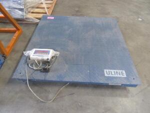 ULINE LOW PROFILE FLOOR SCALE DISPLAY H-754-LP7510 ( LOCATED AT 1945 BURGUNDY PL ONTARIO CA 91761)