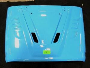 AFB JK 3&4 DOOR AFTERMARKET CUSTOM VENTED HOOD CHIEF BLUE (LOCATED AT 4502 BRICKELL PRIVADO, ONTARIO CA 91766